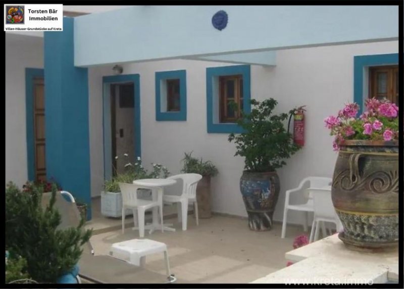 Makry-Gialos Kreta, Makri Gialos: 6 Apartments direkt am Strand zu verkaufen Gewerbe kaufen